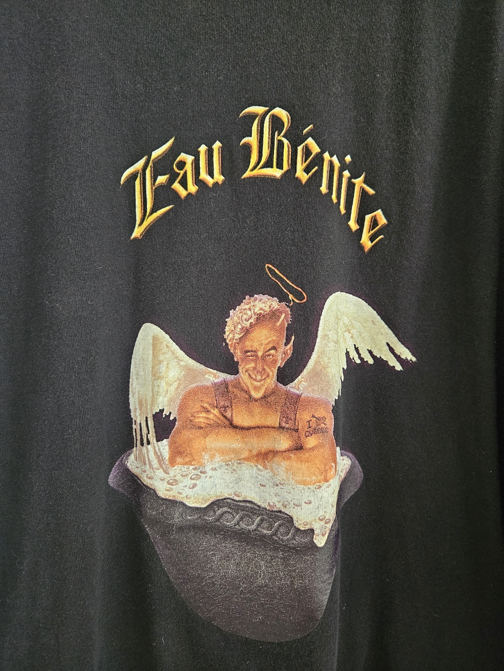 Vintage Eau Benite Shirt Extra Large Microbrewery Beer 90s - Picture 3 of 5